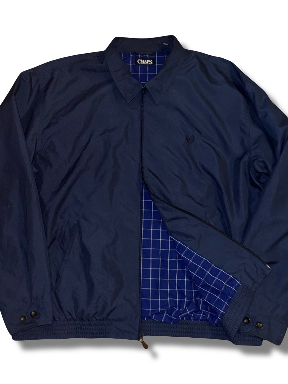 Ralph Lauren Chaps navy blue Harrington jacket / Swing Jacket - Size XXL